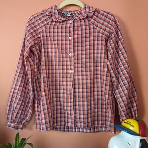 VINTAGE wrangler blouse, small
